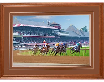 Belmont at Saratoga Springs 2025 Horse Race Photo Print