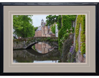 Canal Bridge, Bruges, Belgium, Photo by David Fingerhut Fine Art Photography
