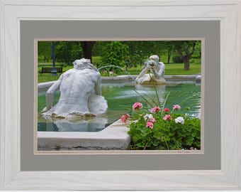 Spit & Spat, Congress Park, Saratoga Springs, NY print. photograph by David Fingerhut Fine Art Photography. Variety of sizes.