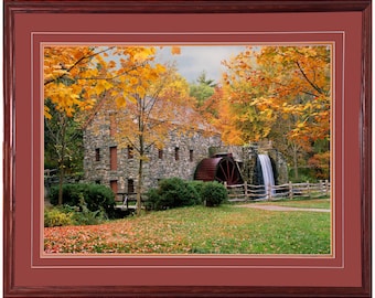 Grist Mill, Wayside Inn, Sudbury, Massachusetts.  Photo by David Fingerhut