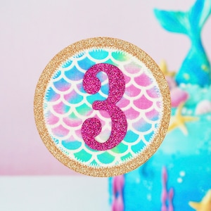 Birthday Badge, Mermaid Birthday Badge, Girls Birthday Badge