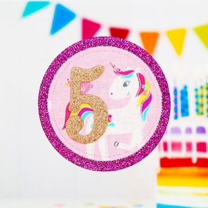Unicorn Birthday Badge, Girls Birthday Badge, Birthday Badge, Birthday Pin, Unicorn Birthday Party