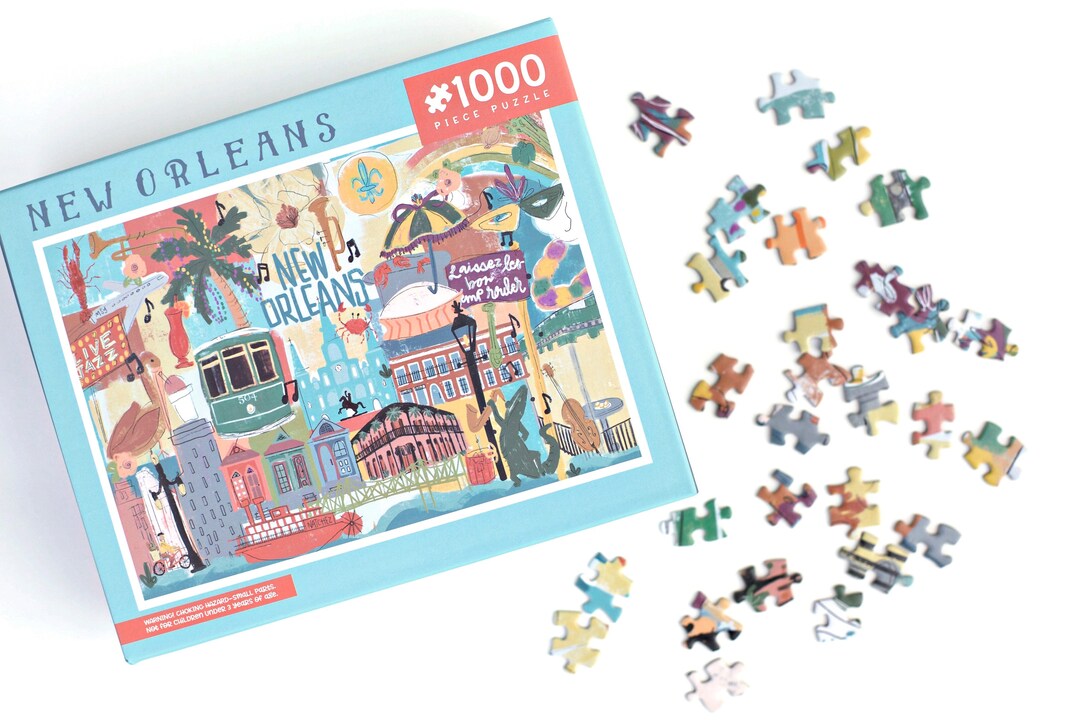 New Orleans Puzzle Etsy
