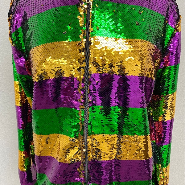 mardi gras sequin leggings