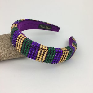 Fascia per capelli con strass di Mardi Gras