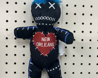 New Orleans Voodoo Doll Plush With Pins