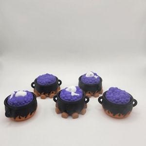Halloween Cauldron Fidget Clicker – 3D Printed Witch Cauldron – Halloween Party Favors – Stress and Anxiety Relief Toy
