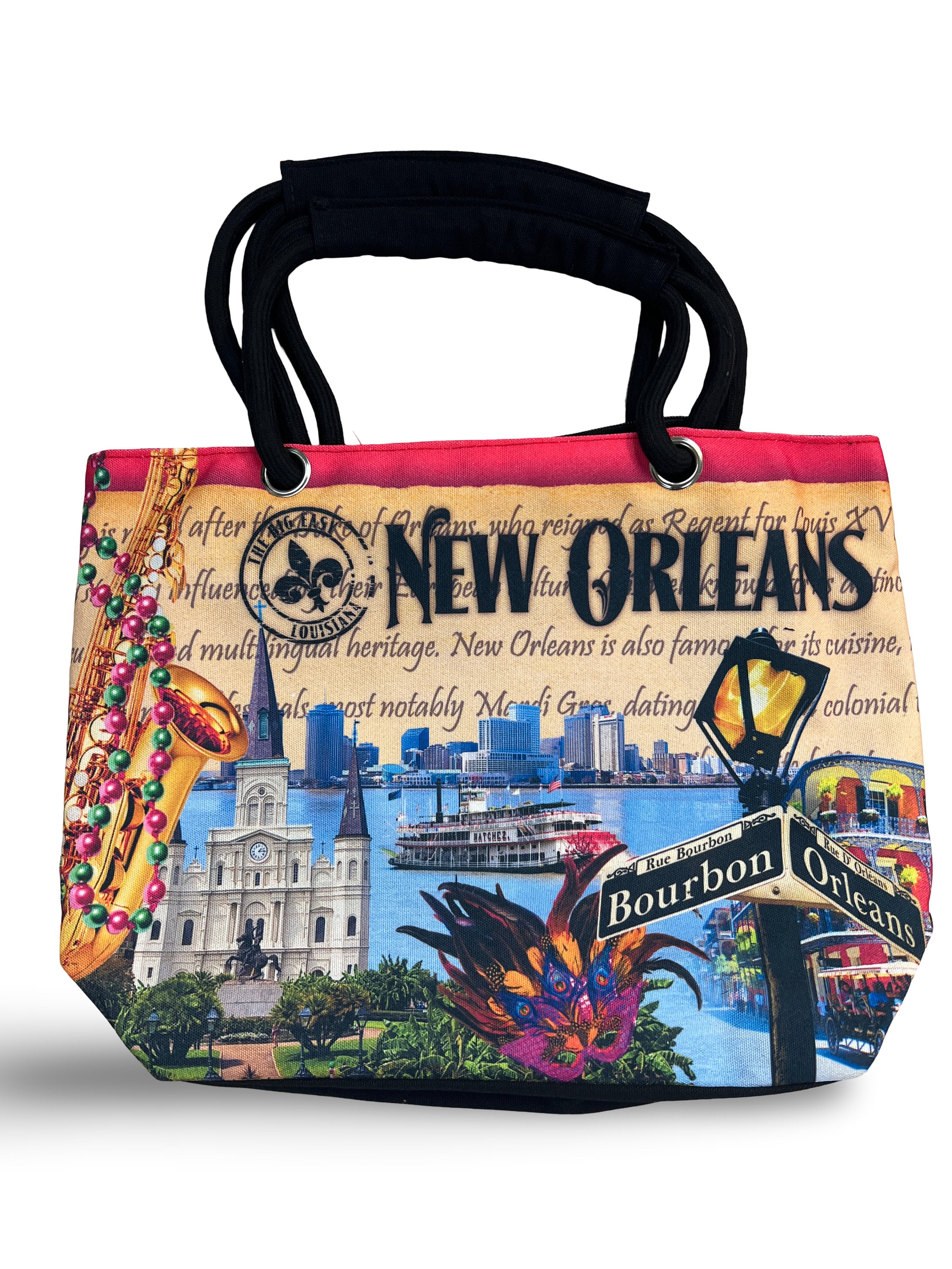 New Orleans Stamp Tote Bag