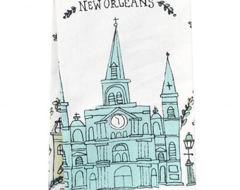Kitchen Towel-Sketchy New Orleans