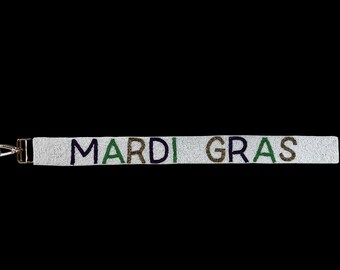 beaded mardi gras purse