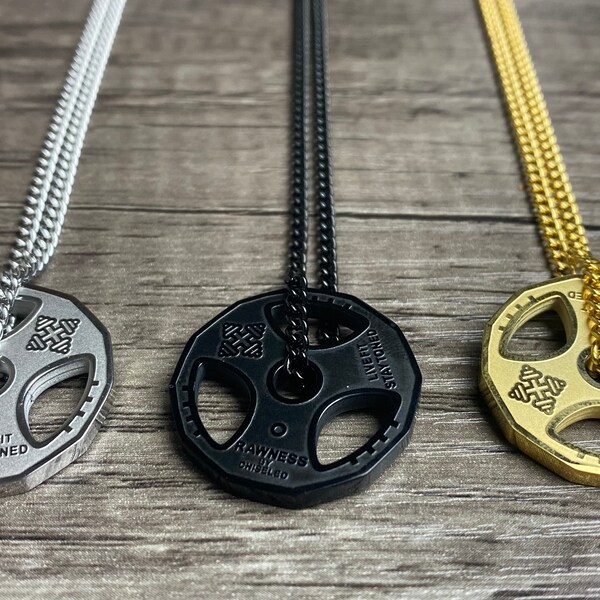 Workout Necklace Etsy