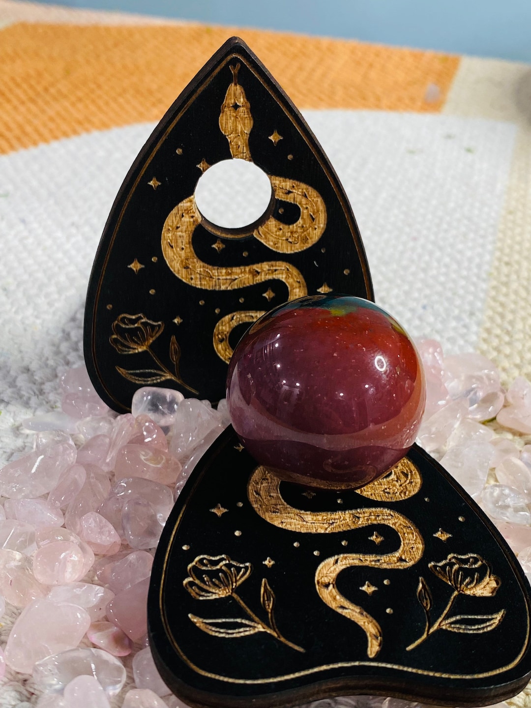 Wooden Snake Sphere Stand - Etsy
