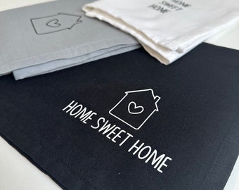 Geschirrtücher Set Home Sweet Home - Küchenhandtücher nicht nur ein perfektes Einweihungsgeschenk