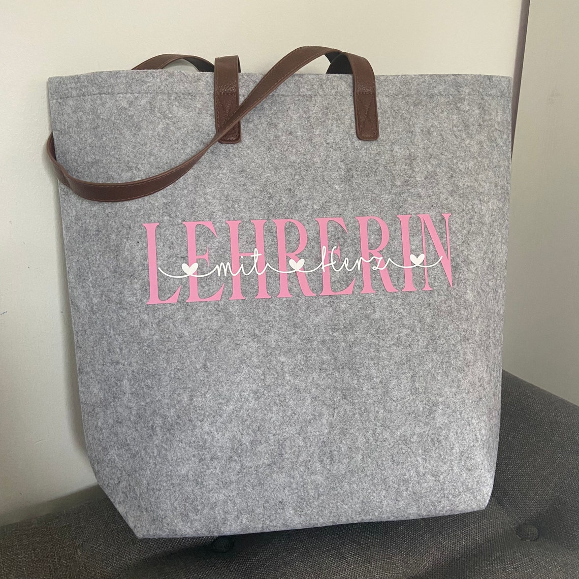 Spreadshirt „Großartige Lehrerin“ Einkaufstasche – Nachhaltige Baumwolltasche Mit Aufdruck