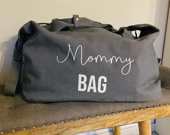 Kliniktasche - Reisetasche Family Bag  -Wunschtext- Mommy Bag - Strandtasche