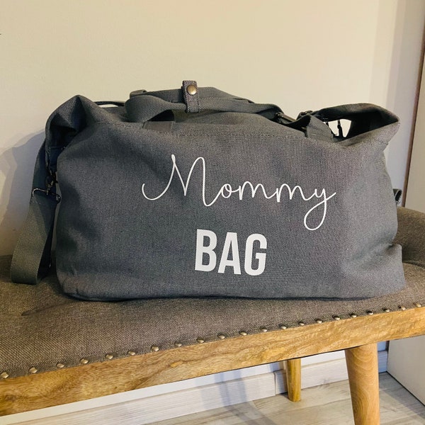 Kliniktasche - Reisetasche Family Bag  -Wunschtext- Mommy Bag - Strandtasche