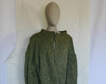 Chaqueta y abrigo de mujer tejido, abrigo merino, abrigo corto merino para primavera, sobre abrigo