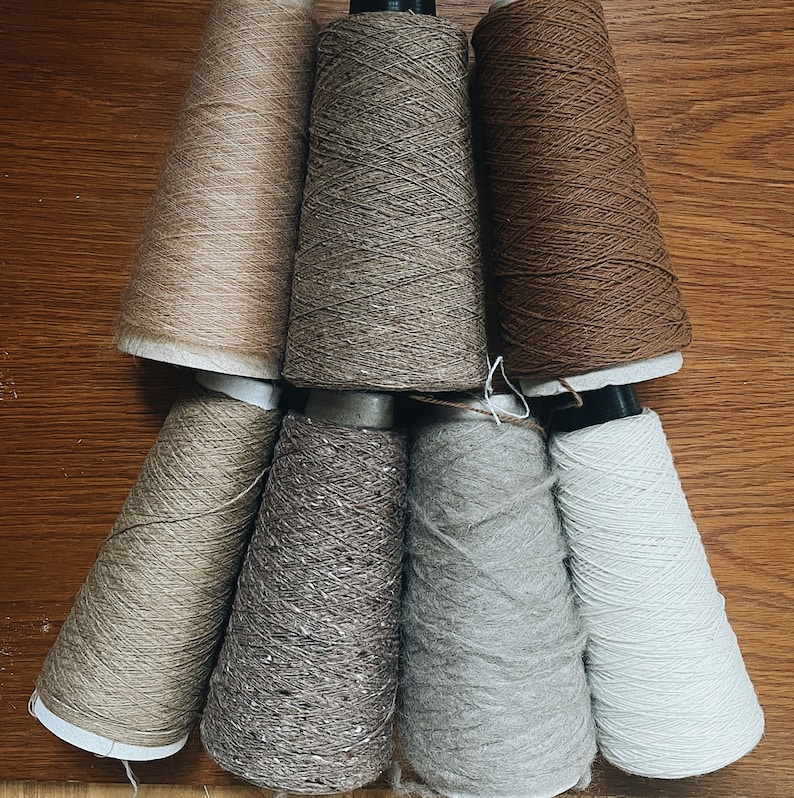 Cone Yarn, Italian Knitting Yarn, Embroidery Yarn, Wool, Alpaca Yarn