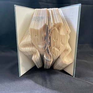 Comedy and Tragedy Theater Masks Folded Book Art