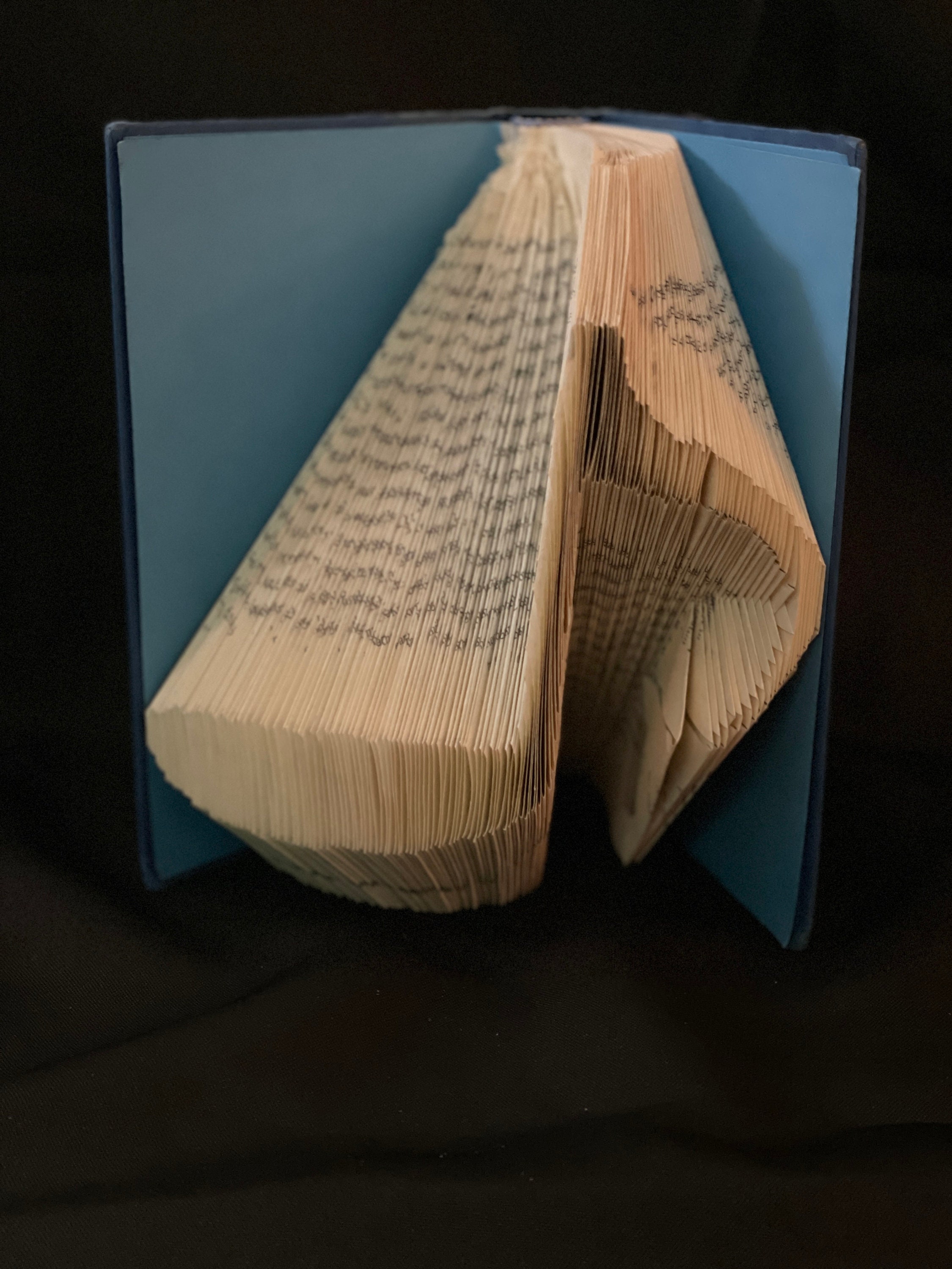 Folded Note Design Music Note Folded Book Art - Etsy