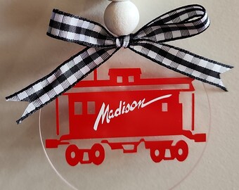 Madison Train Ornament