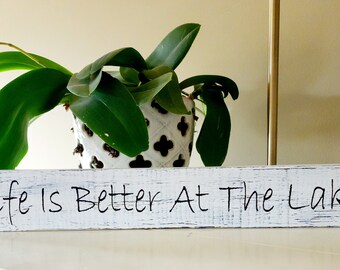 Shelf sitter, Lake sign
