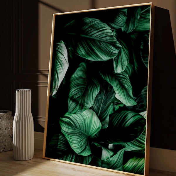 Dark Green Wall Art Etsy
