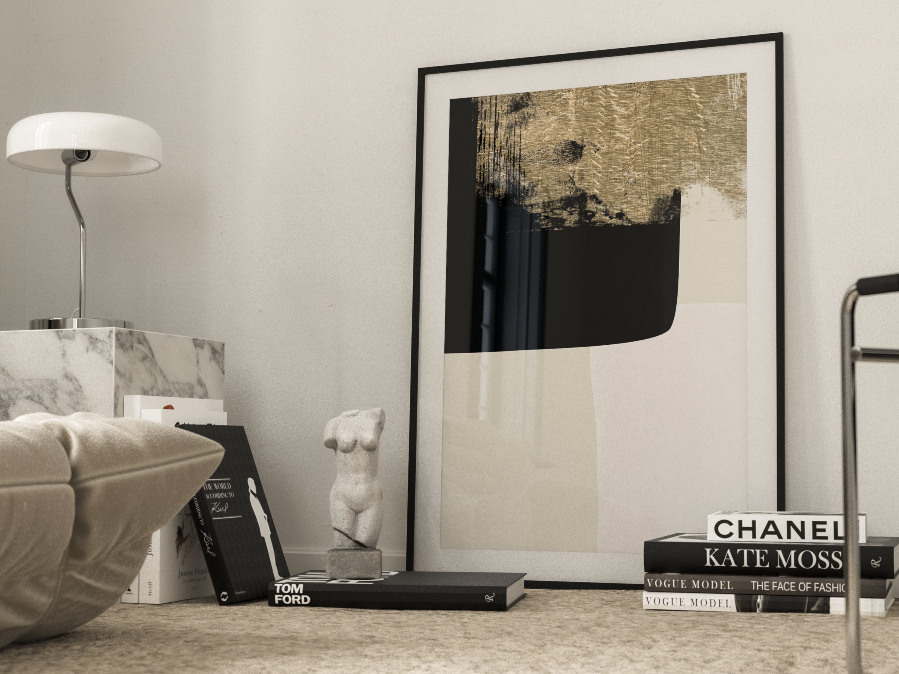 Black and Gold Wall Art · Set of 3 Prints · Black and Beige Wall Art ...