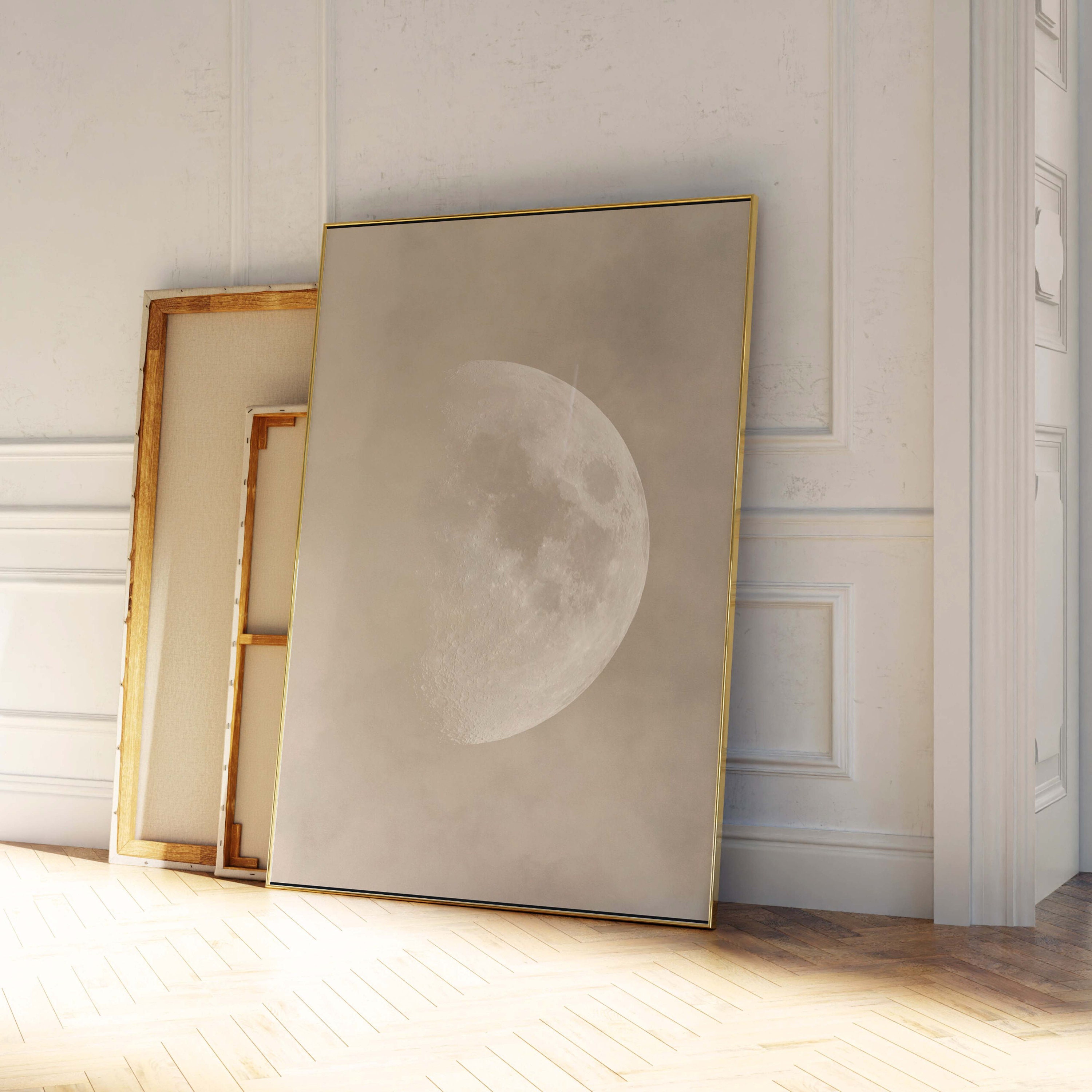 Moon Texture Art - Etsy New Zealand