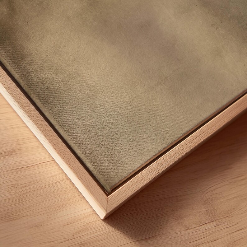 Large Wabi Sabi Canvas Wall Art, Set of 2 Brown Beige Abstract Canvas ...