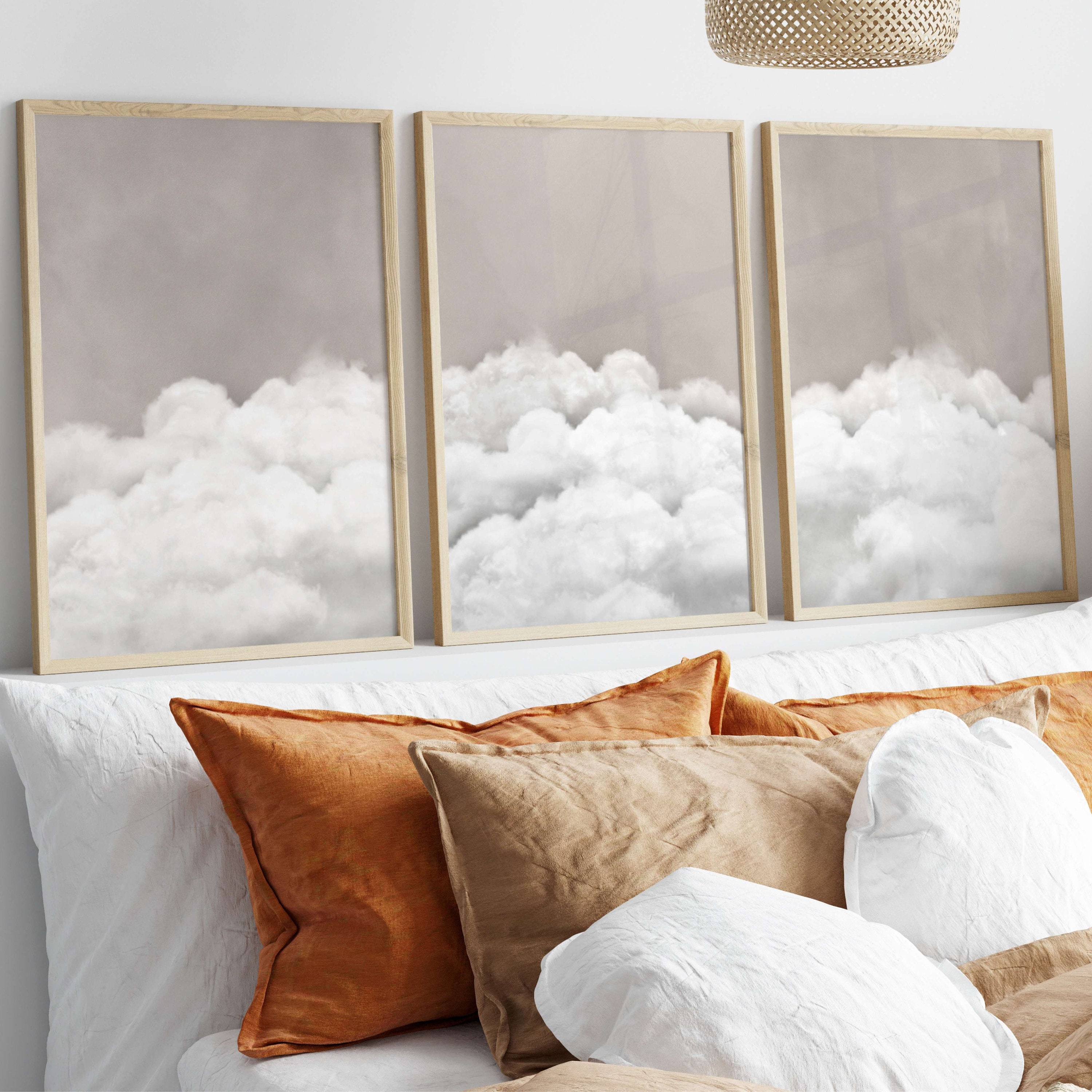 Over the sale bed wall art