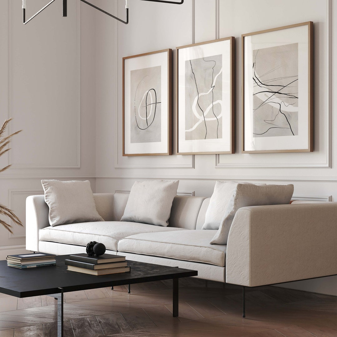 Large Neutral Wall Art For Living Room