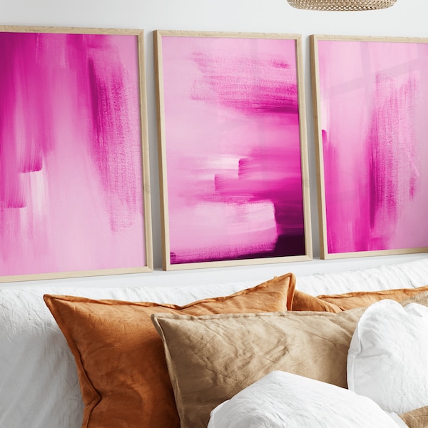 Pink Wall Art Etsy UK