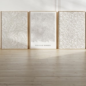 William Morris Print, Large Wall Art, Set of 3 Prints, Gallery Wall Set ...