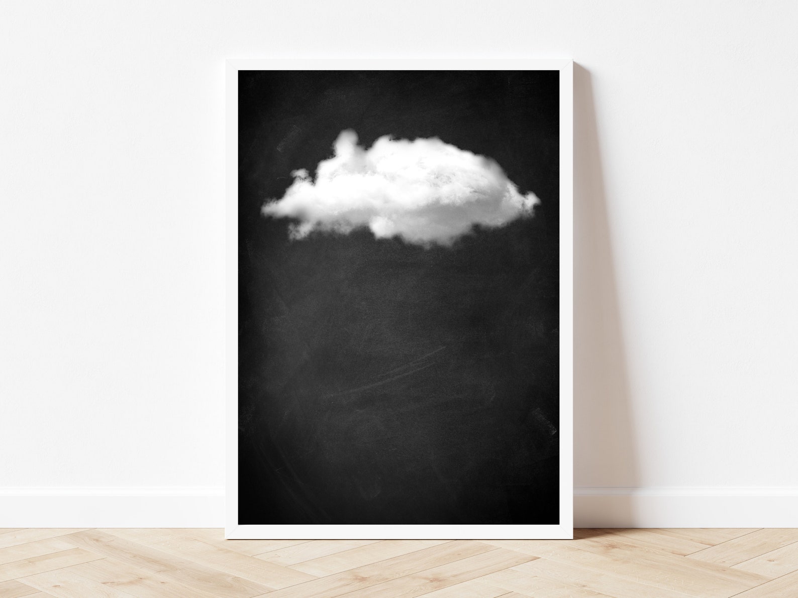 Cloud Print · Black and White Wall Art · Abstract Art Print ...