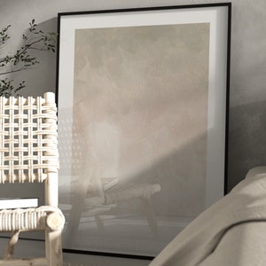 Art mural minimaliste · Ombre Wall Art · Art mural neutre beige, Art abstrait, Décor de salon, Décor Japandi, Chambre à coucher, Art mural Wabi Sabi