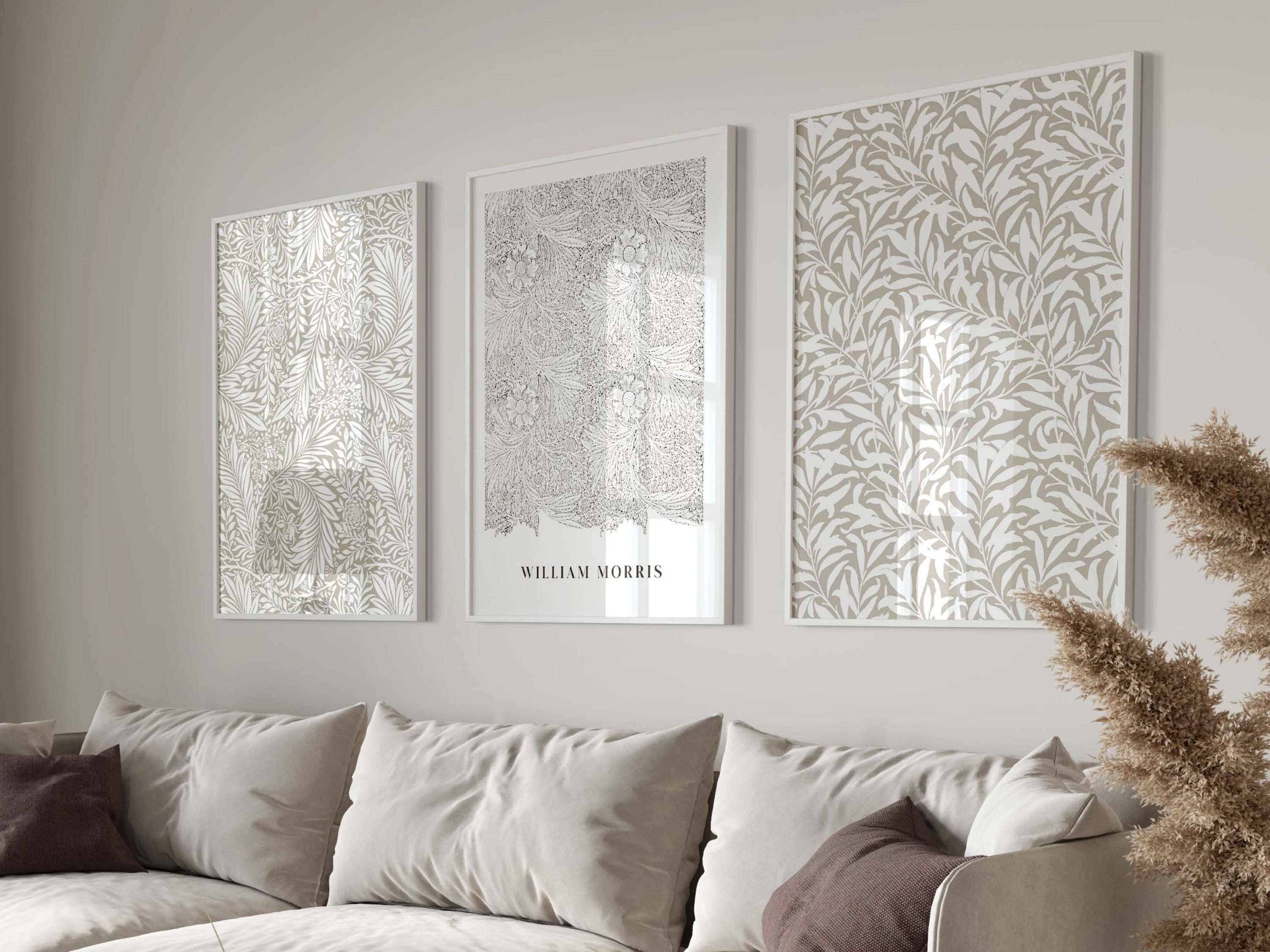 William Morris Print, Large Wall Art, Set of 3 Prints, Gallery Wall Set ...