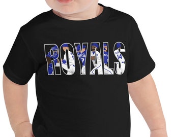 KC honkbal T-shirt met korte mouwen voor peuters | Bella canvas merk T-shirt | Kansas City, Kids Royals uitrusting, Game Day Outfit, Cadeau, Jongens, Meisjes