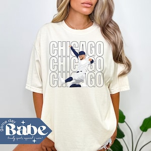 Adult Comfort Colors Tee | Cubs Baseball | Chicago Shirt, Chi Town, Game Day Outfit, Cubbies, Gift, Short Sleeve TShirt