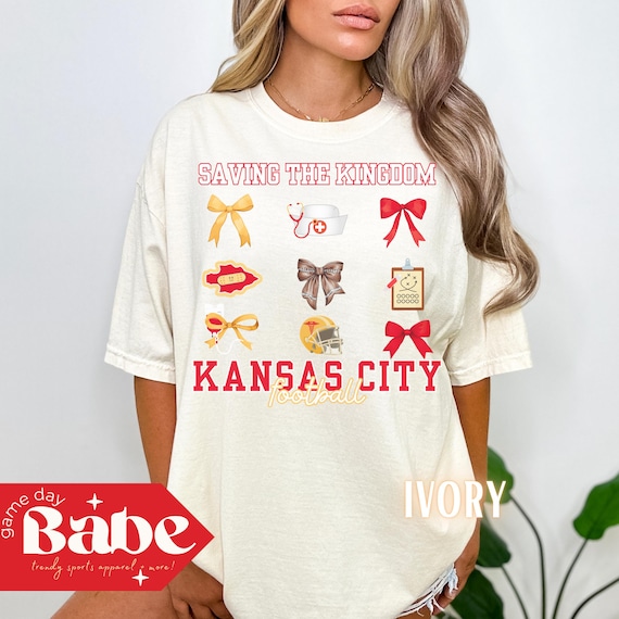 Adult Nurse Comfort Colors Saving the Kingdom T-shirt Chiefs