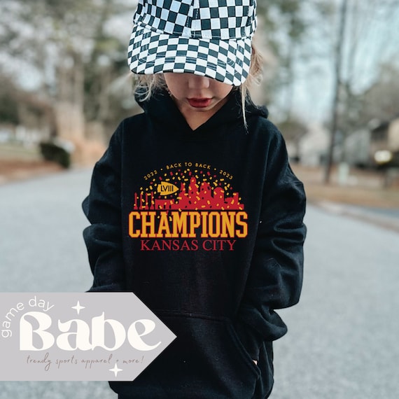 Kids Chiefs Youth Heavy Blend Hoodie, Gildan Brand, Game Day