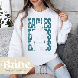 Felpa Eagles per adulti / Gildan Unisex / Philadelphia Football, Hurts, Playoff, NFC Champs, Outfit per il giorno della partita, Uomo, Donna