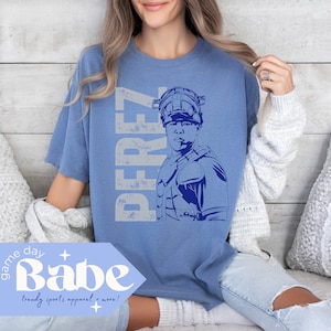 Adult Comfort Colors Tee | Royals Baseball | Kansas City Shirt, Game Day Outfit, KC Gear, Blue, Gift, Short Sleeve TShirt, Perez, Salvy