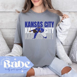 Adult Comfort Colors Tee | Royals Baseball | Kansas City Shirt, Game Day Outfit, KC Gear, Blue, Gift, Short Sleeve TShirt, Salvy