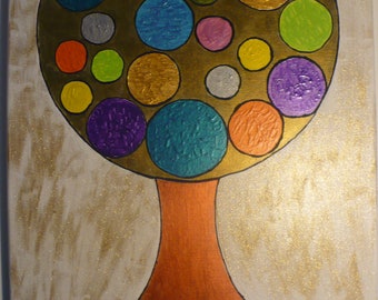 Abstract Fruit Tree