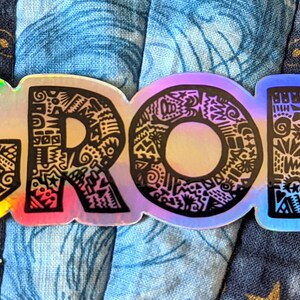 GROK Sticker - Stranger in a Strange Land Sticker | Robert A. Heinlein