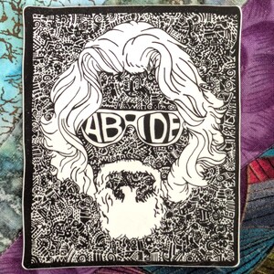 The Dude Abides Sticker | Big Lebowski Die Cut Vinyl Decal