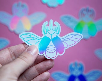 Holographischer Aufkleber Skarabäus