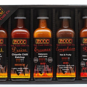 Chilli Sauce 60ml Box Gift Set - you choose the selection!