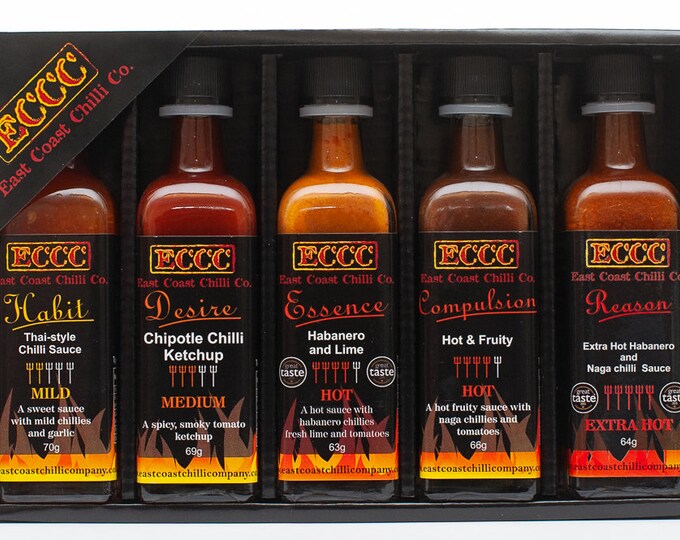 Hot Chilli Foodie Gift Hamper Box, Chilli Gift Set for Him, Cooking
